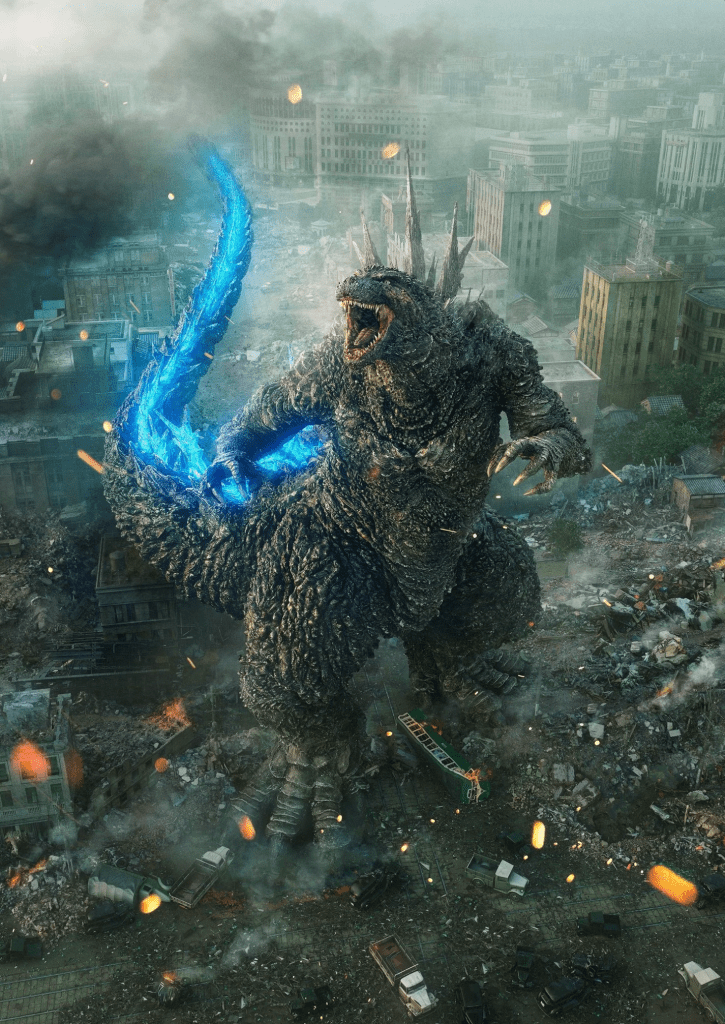 Godzilla Minus One Atomic Breath at the ready